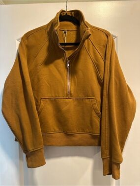 lululemon athletica Half-Zip Fleece Pullover - Mustard Gold